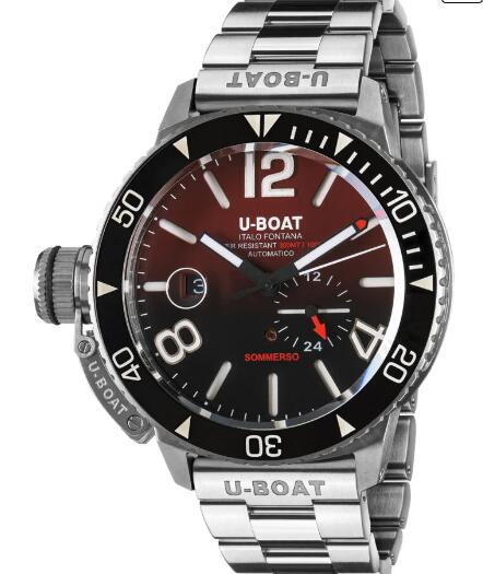 U Boat Dive SOMMERSO CERAMIC BORDEAUX/MT Replica Watch 9521/MT