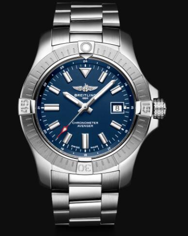 Replica Breitling Avenger Automatic 43 Stainless Steel - Blue Bold Watch A17318101C1A1