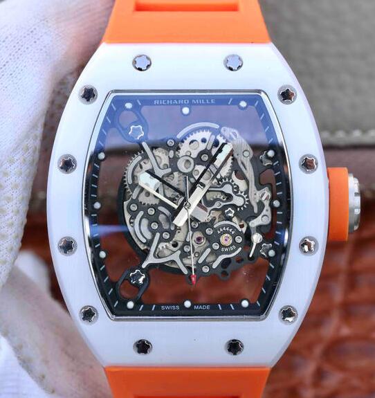 Replica Richard Mille Bubba Watson RM055 ceramic automatic ...